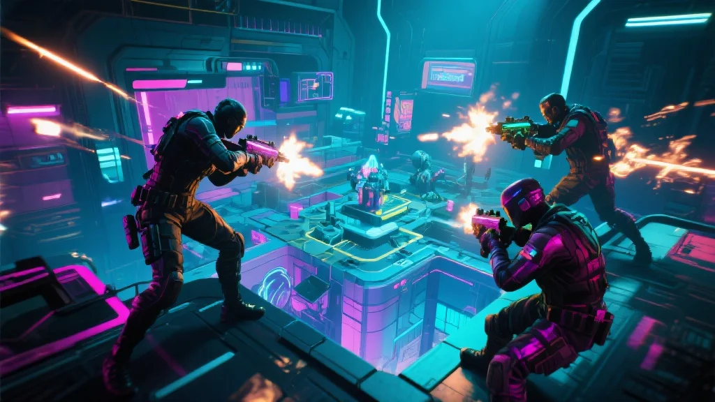 《Valorant》比赛中的激烈战术射击场景